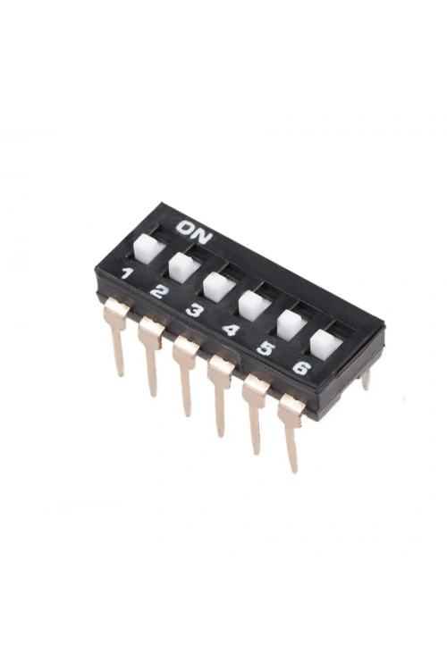 6-Pin Entegre Tip Dip Switch