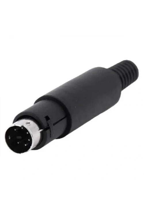 6 Pin Erkek Mini DIN Konnektör