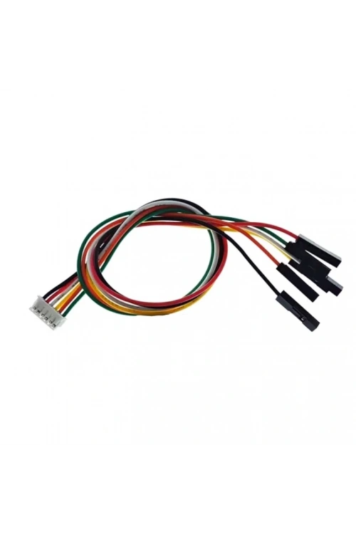 6-Pin ZH 1.5mm Dişi - 2.54mm Dişi Dupont Dönüştürücü Kablo - 20cm