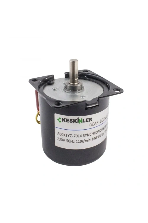60-KTYZ 110 RPM 14W AC Senkron Motor