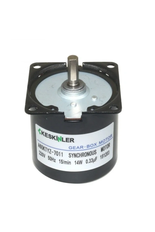 60-KTYZ 15 RPM 14W AC Senkron Motor