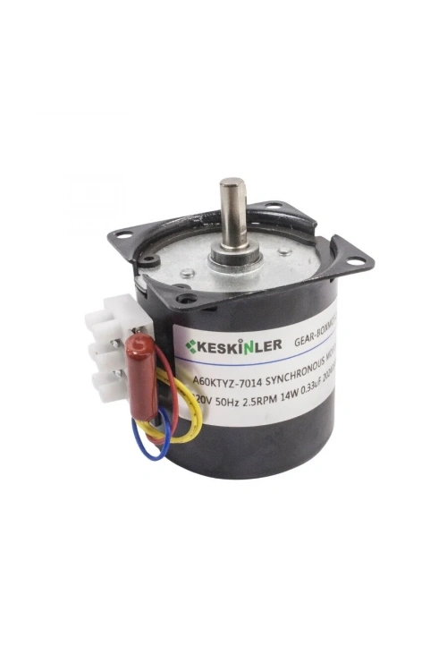 60-KTYZ 2.5RPM 14W AC Senkron Motor