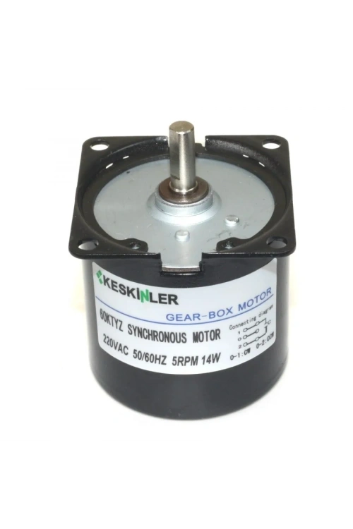 60-KTYZ 5RPM 14W AC Senkron Motor