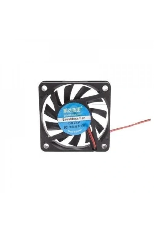 60x60x10mm 24V Fan 2 Kablolu