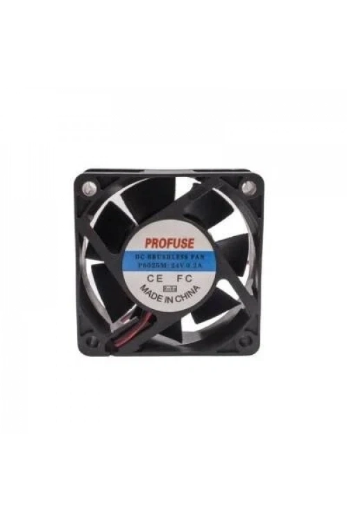 60x60x25mm 24V 0.20A Fan 2 Kablolu