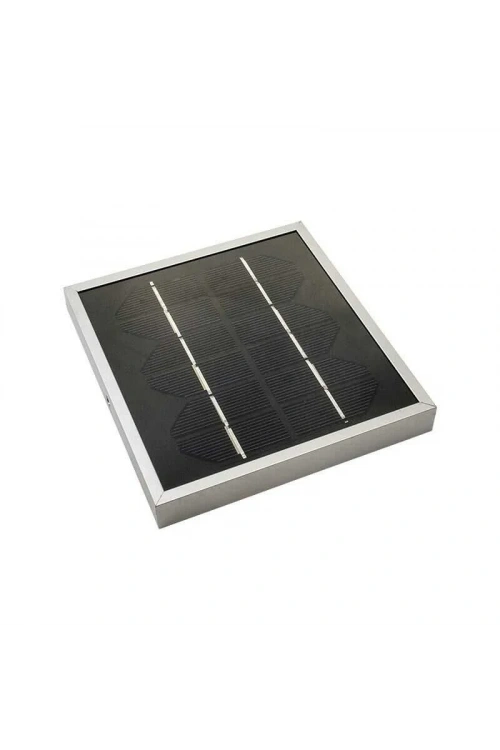6V 600mA Su Geçirmez Solar Panel - Alüminyum Kasa 130x130mm