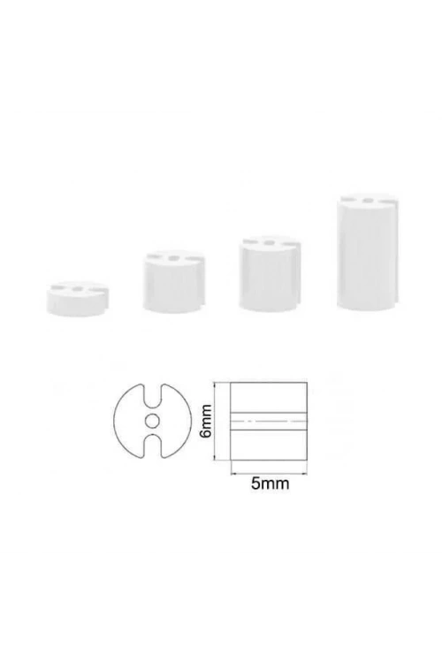 6x5mm 3 Pin Led Distans (Standoff) - Beyaz