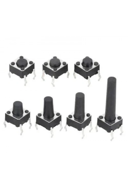 6x6x10mm 4 Pinli Push Buton - Tact Switch