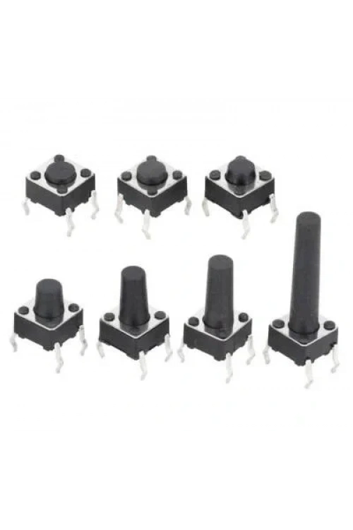 6x6x12mm 4 Pinli Push Buton - Tact Switch