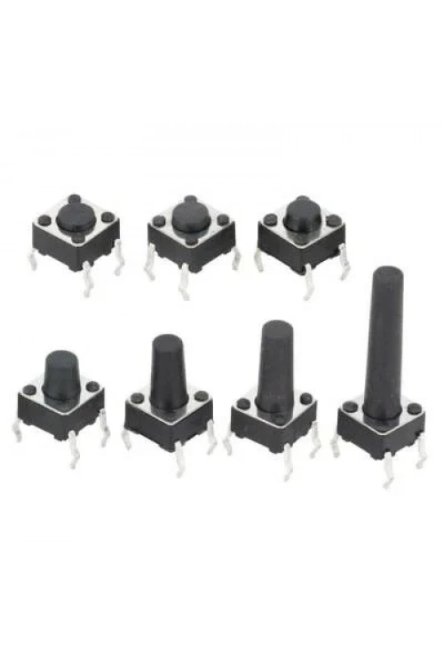 6x6x14mm 4 Pinli Push Buton - Tact Switch
