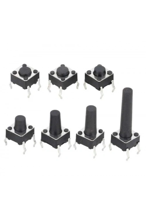 6x6x5mm 4 Pinli Push Buton - Tact Switch