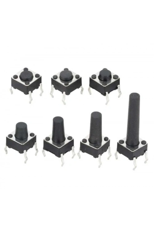 6x6x6mm 4 Pinli Push Buton - Tact Switch