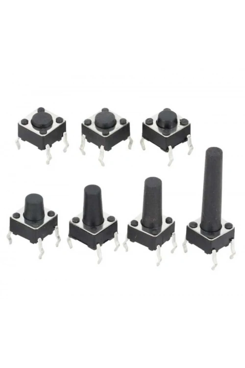 6x6x9mm 4 Pinli Push Buton - Tact Switch