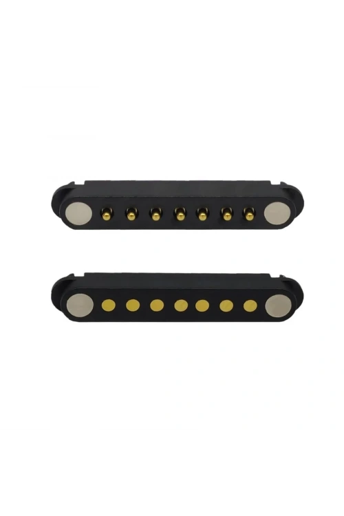 7-Pin 2.54mm Pogo Pin Manyetik Konnektör Takımı