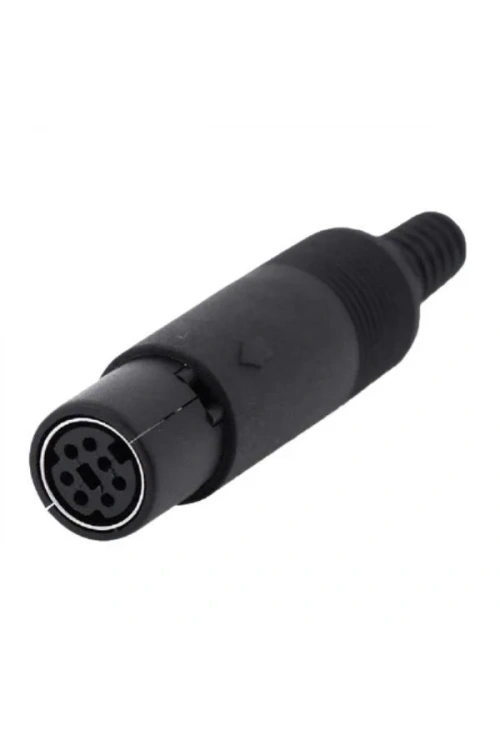 7 Pin Dişi Mini DIN Konnektör