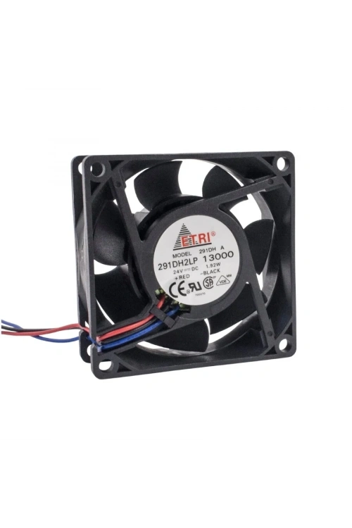 70x70x25mm 24V 0,08A Fan 3 Kablolu