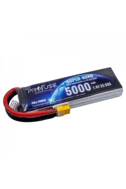 7.4V 2S 5000mAh 65C Lipo Batarya