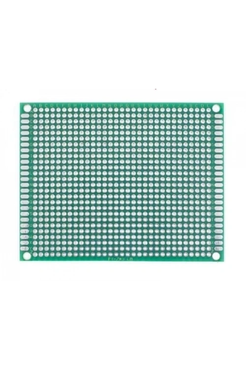 7x9cm Epoxy Çift Taraflı Delikli Plaket