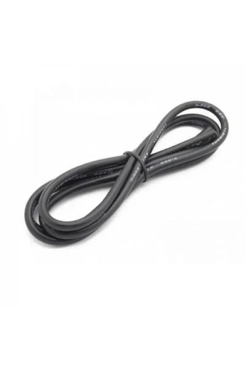 8 AWG Silikon Kablo Siyah - 1 Metre