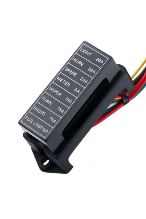 8 Kanal Oto Bıçak Sigorta Kutusu - Kablolu