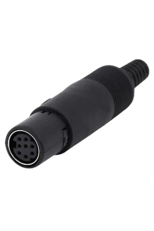 8 Pin Dişi Mini DIN Konnektör