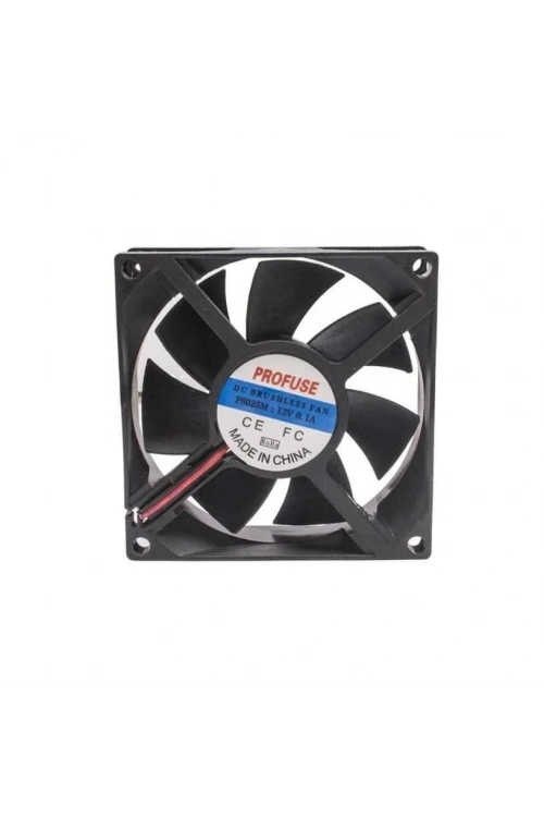 80x80x25mm 12V 0.10A Fan 2 Kablolu