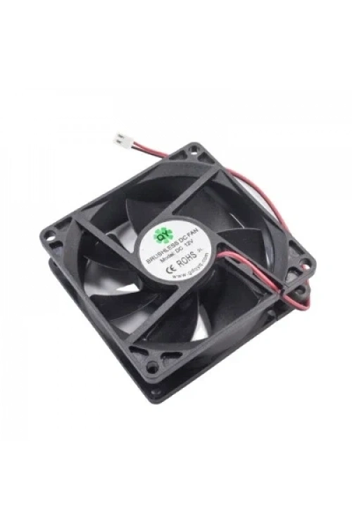 80x80x25mm 12V 0.35A Fan 2 Kablolu