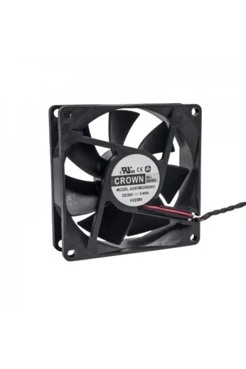 80x80x25mm 24V 0.40A Fan 2 Kablolu