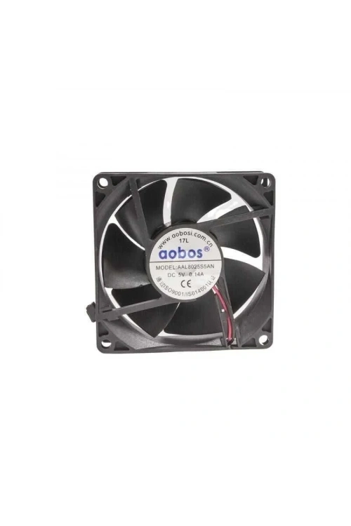 80x80x25mm 5V 0.14A Fan 2 Kablolu