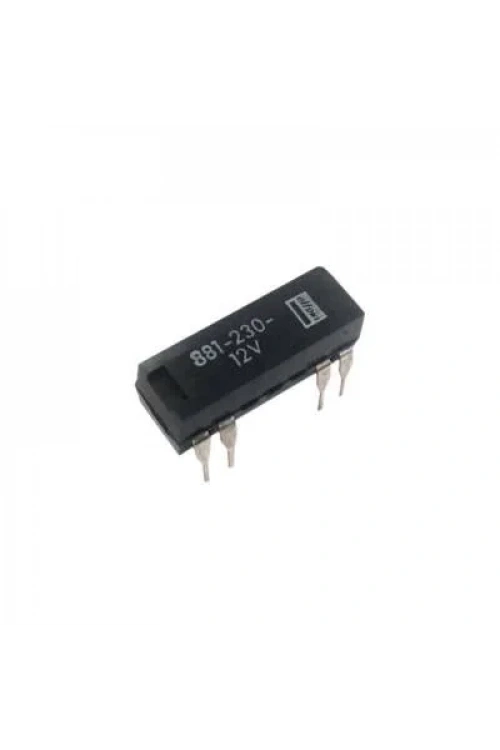 881-230-12V Reed Röle Çift Kontak N/O 12VDC 0.5A