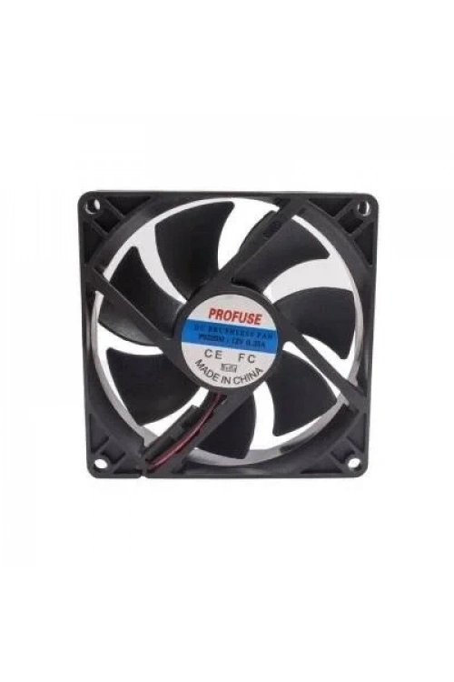 92x92x25mm 12V 0.25A Fan 2 Kablolu