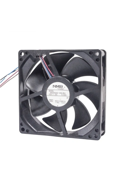 92x92x25mm 12V 0.34A Fan 4 Kablolu