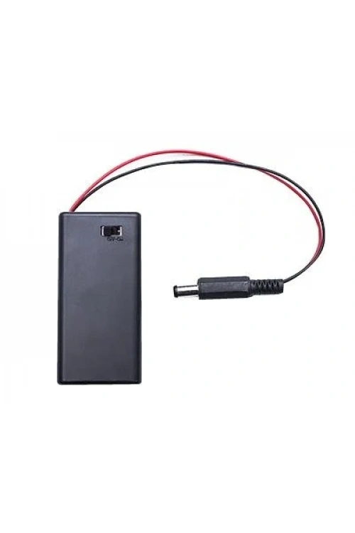9V Pil Yuvası - Kutulu ve Anahtarlı