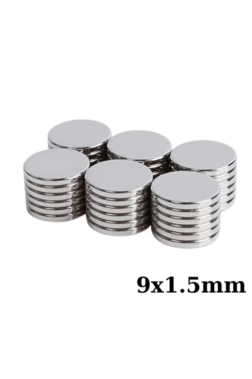 9x1.5mm Neodyum Güçlü Mıknatıs - Neodim Magnet