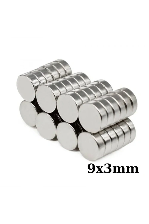 9x3mm Neodyum Güçlü Mıknatıs - Neodim Magnet