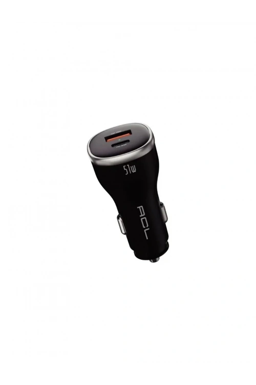 ACL AC-104 PD 6A 51 W Dual Port 1xUSB-A 1xUSB-C Çıkışlı Araç İçi Şarj Aleti