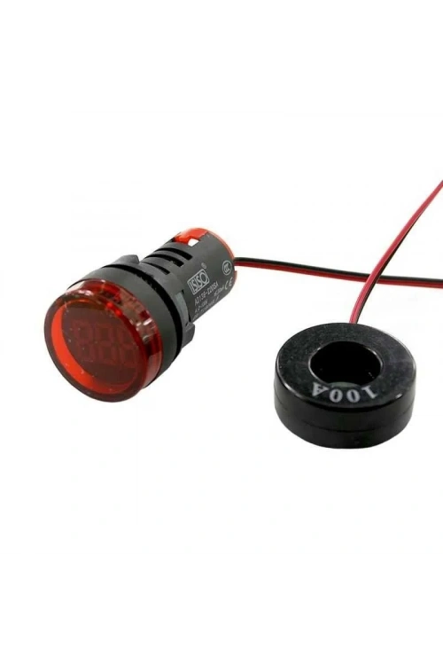 AD136-22DSA-K 100A Ampermetre - Kırmızı