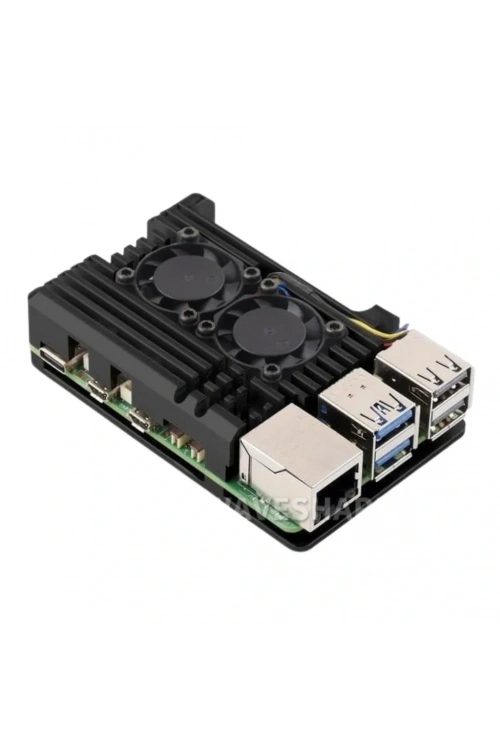Alüminyum Alaşım Kasa - Raspberry Pi 5 Uyumlu
