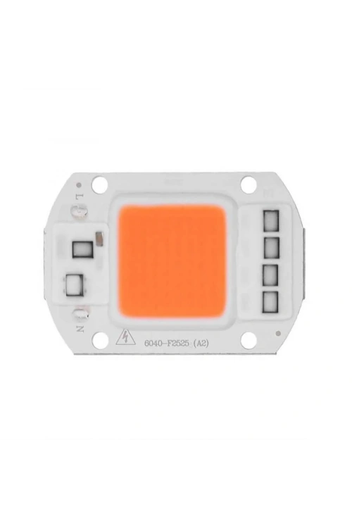 Amber Kehribar 220V Projektör Cob Led 50W Driver Çipli