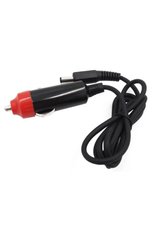 Araç Çakmak Soketi 5.5x2.1mm DC Jack Çıkışlı - 1m Kablolu