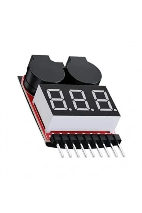 Arduino 1S-8S LiPo Voltaj Ölçer Cihazı Alarm Modülü