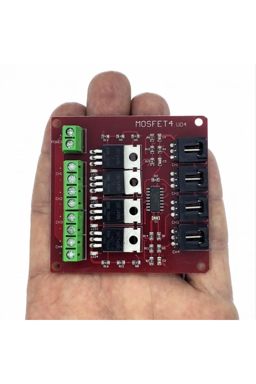 Arduino 4 Kanallı IRF540 MOSFET Modülü