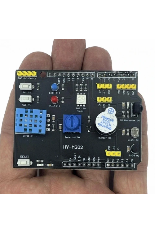 Arduino Çok Amaçlı Sensor Shield 9 In 1 DHT11 LM35