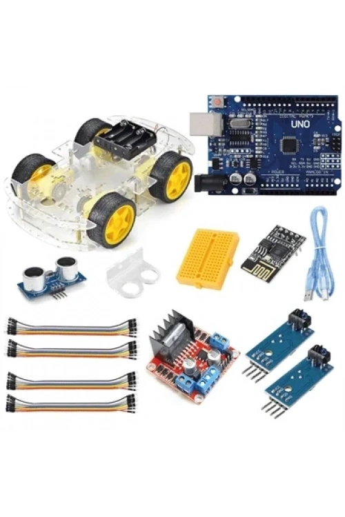 Arduino Süper Combo 4WD Araç Seti Wifi