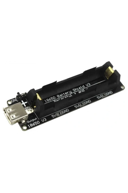 Arduino ve WEMOS ESP32 için Mikro USBli Lityum Batarya Şarj Shieldi V3