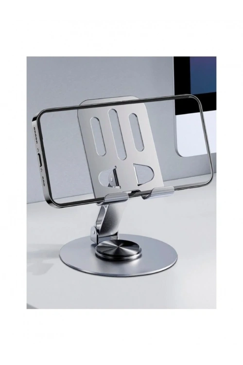 ATD-01 Metalik 360° Ayarlanabilir Telefon Tablet Tutucu Stand