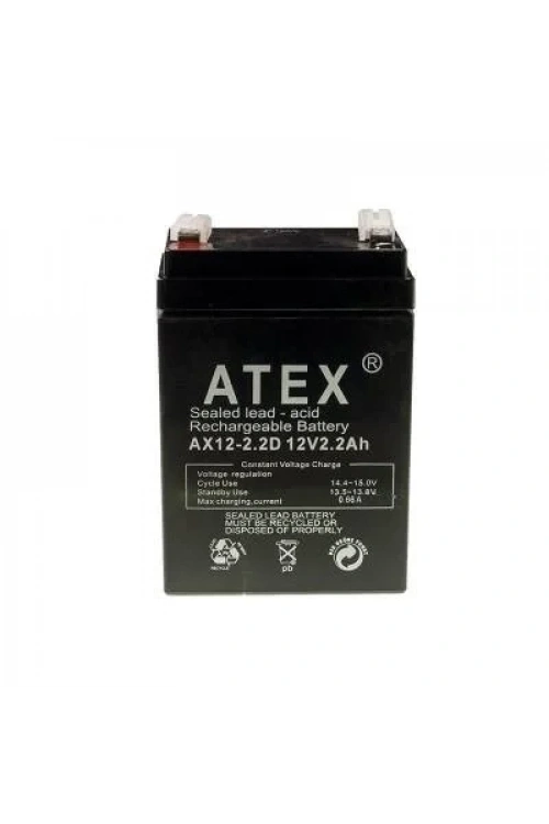 Atex 12V 2.2Ah Akü - Dik