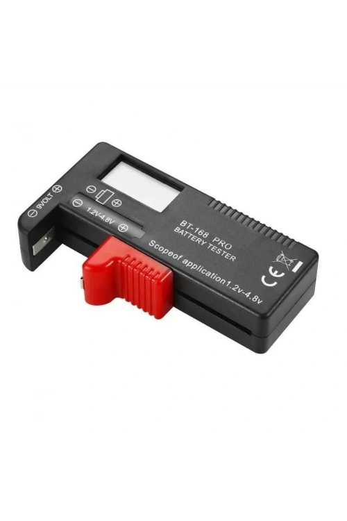 BT-168 PRO Ekranlı Pil Voltaj Kapasite Test Cihazı 1.2V-4.8V ve 9V