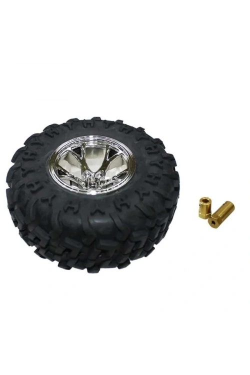 Büyük Arazi Tekerleği 125mm x 58mm - Beyaz