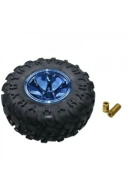 Büyük Arazi Tekerleği 125mm x 58mm - Mavi